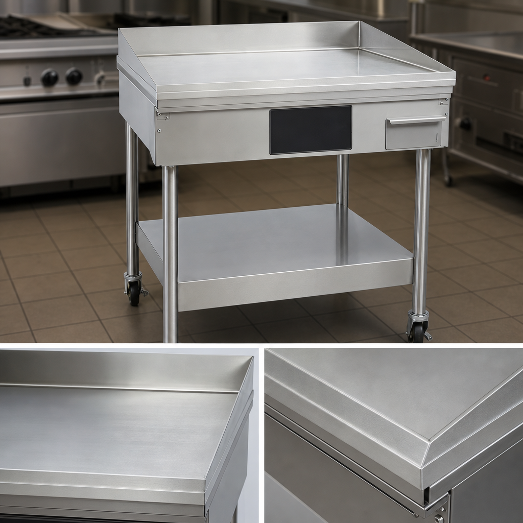 Heavy-Duty Stainless Steel Cooktop