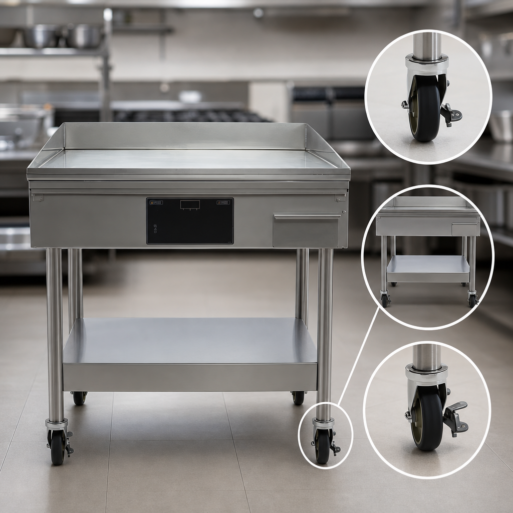 Stand with Casters Included