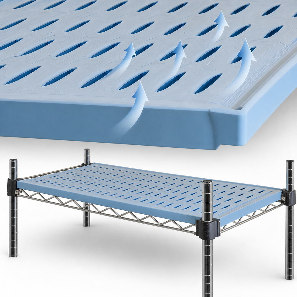 Louvered Polymer Mat