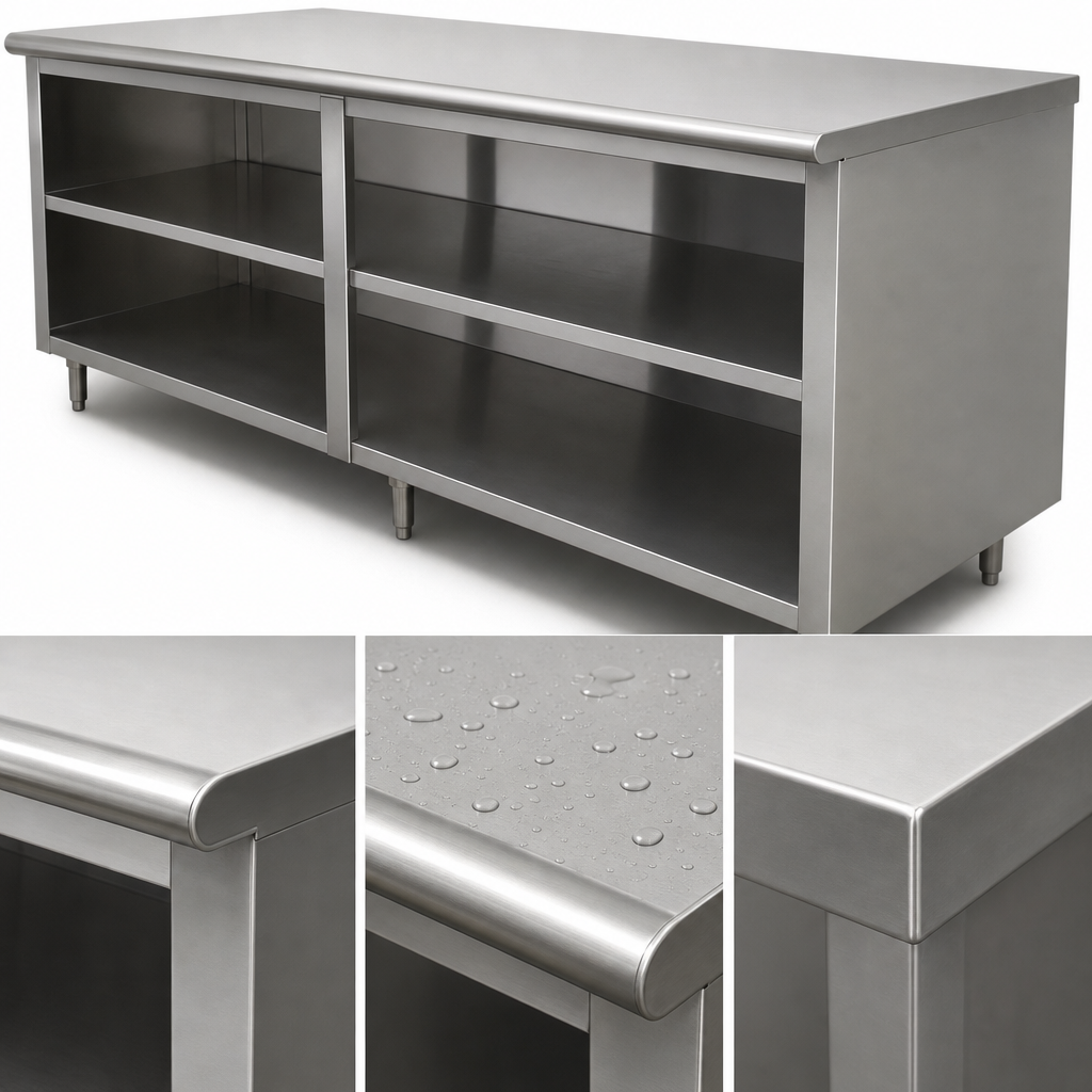16 Gauge 304 Stainless Steel Top