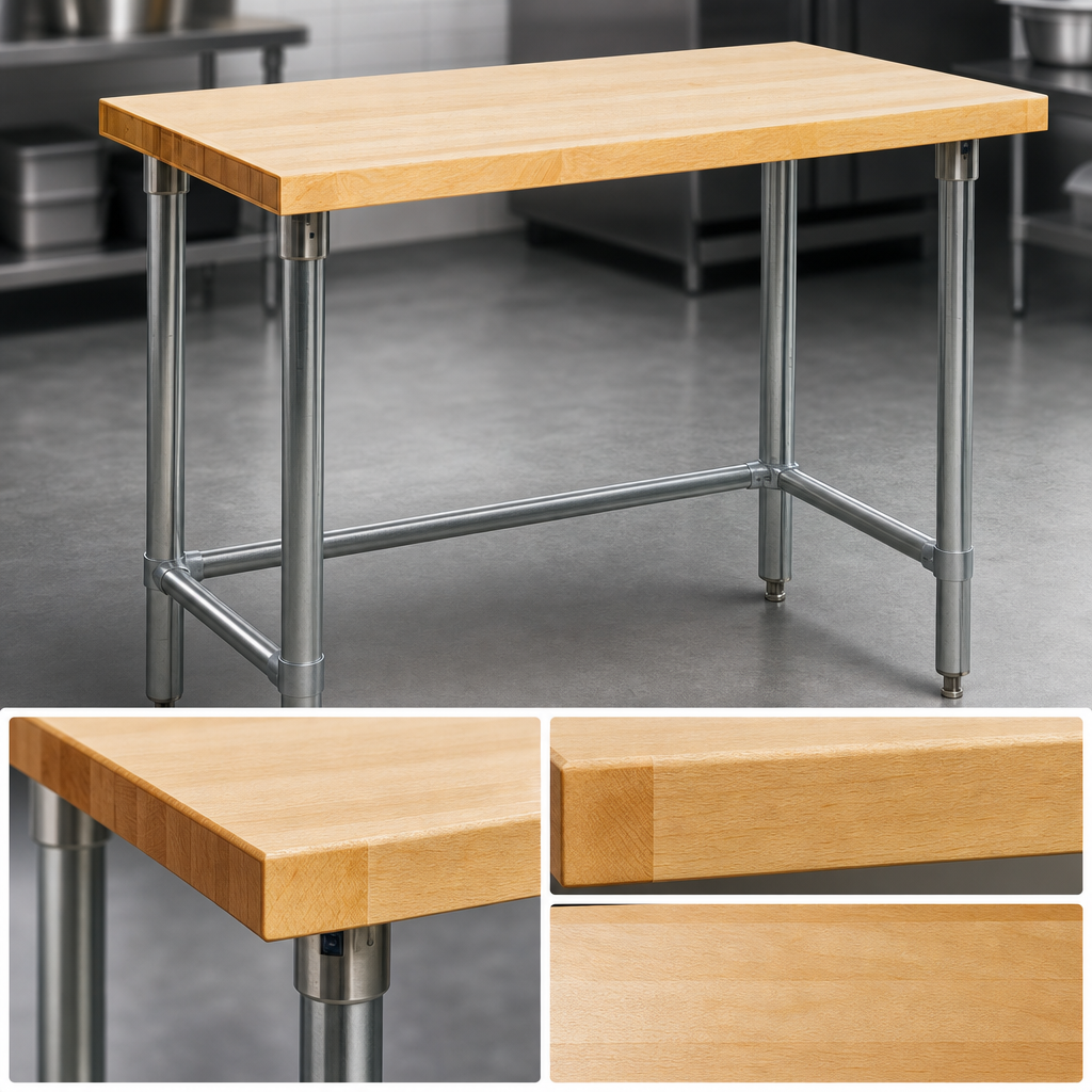 1-3/4-Inch Hardwood Top