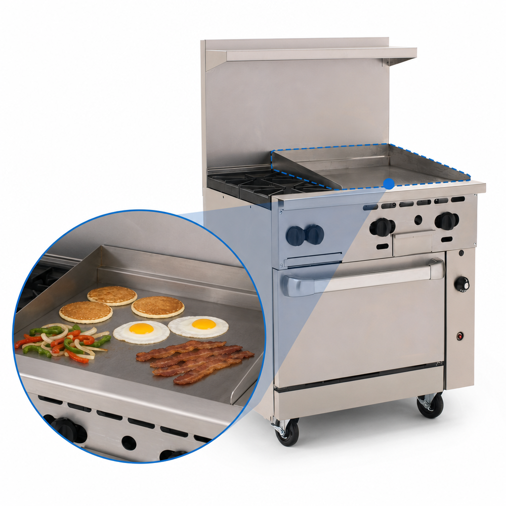 24-Inch Griddle Section