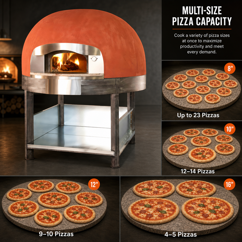 Multi-Size Pizza Capacity