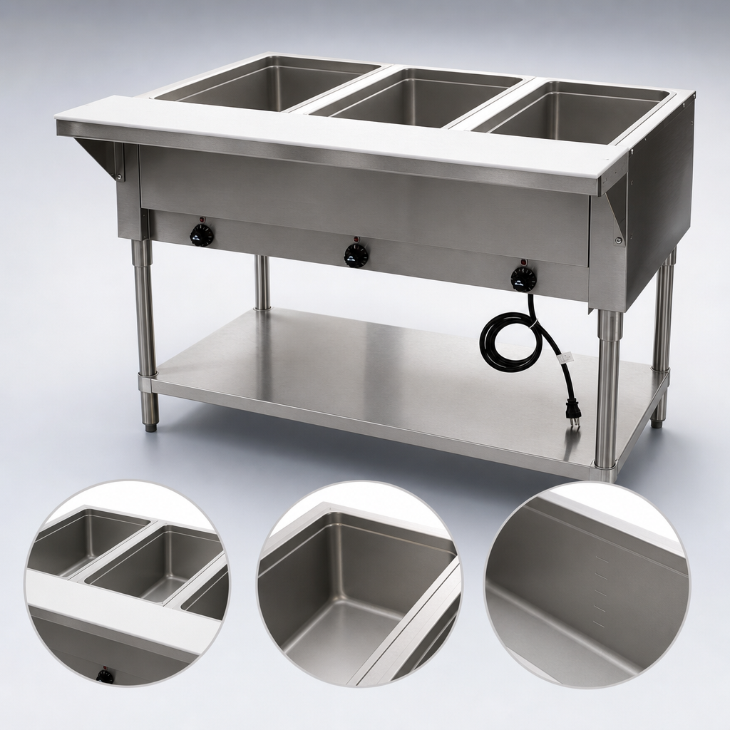 Three Open Wells