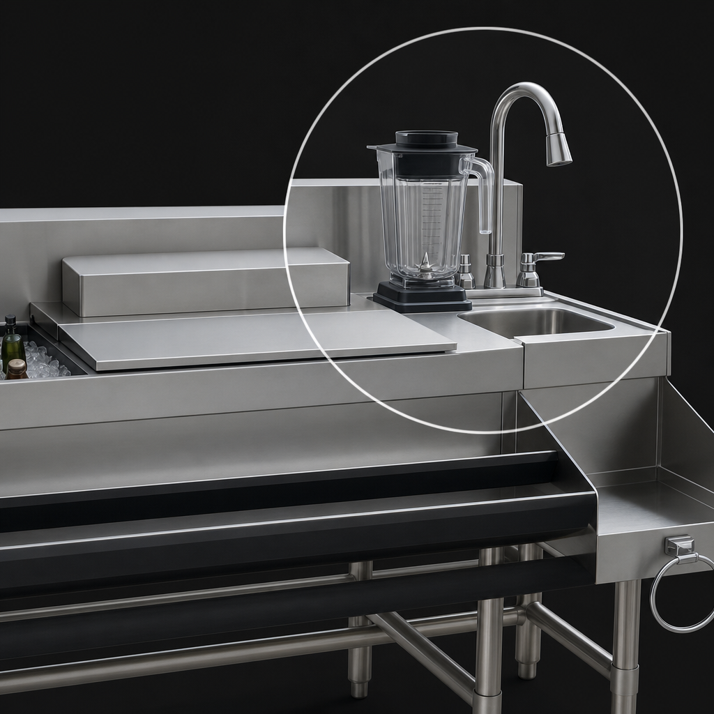 Blender Station with Sink