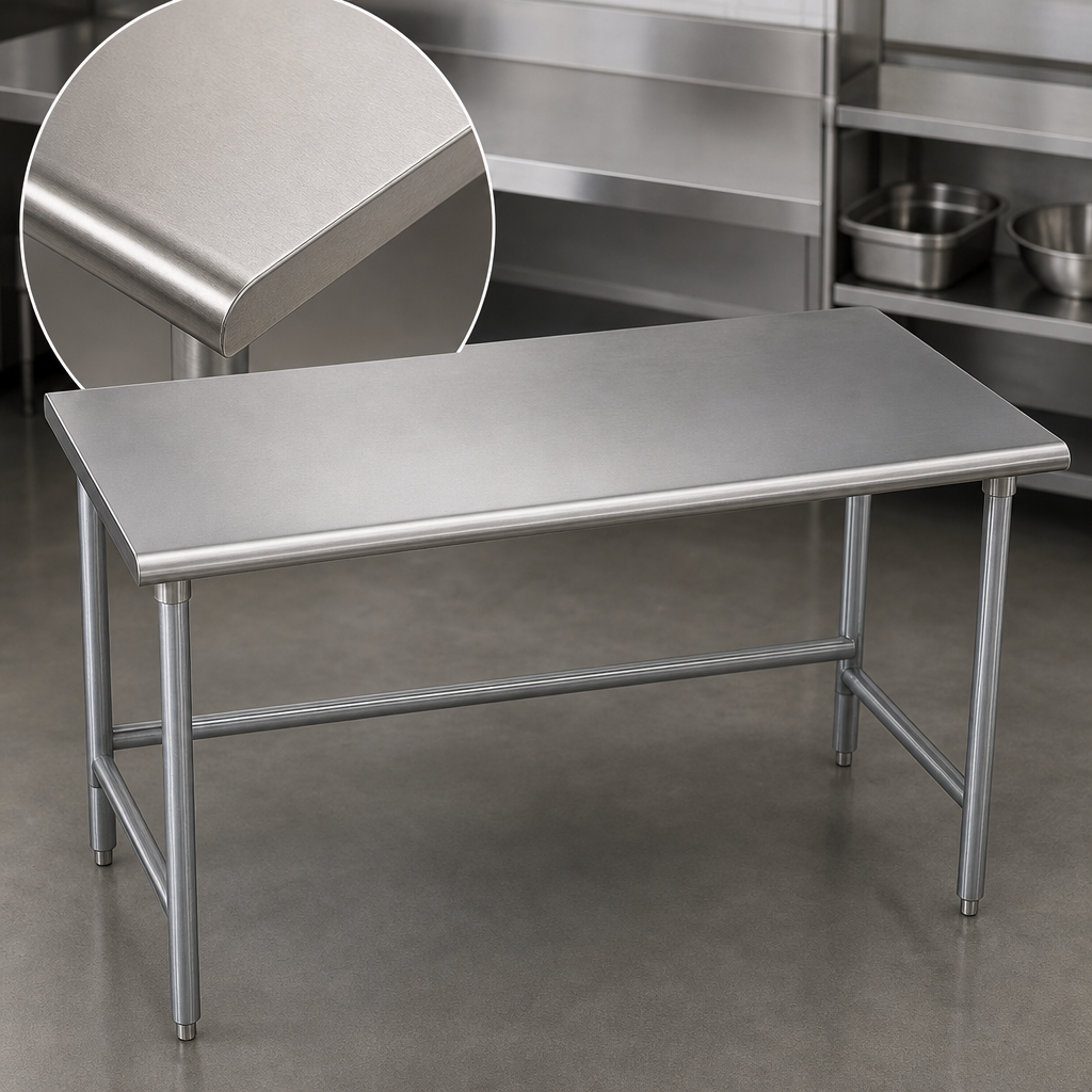 14-Gauge 304 Stainless Steel Top