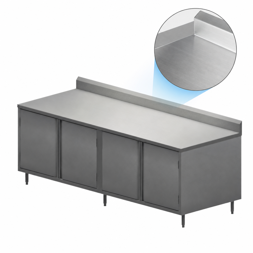 14-Gauge 304 Stainless Steel Top