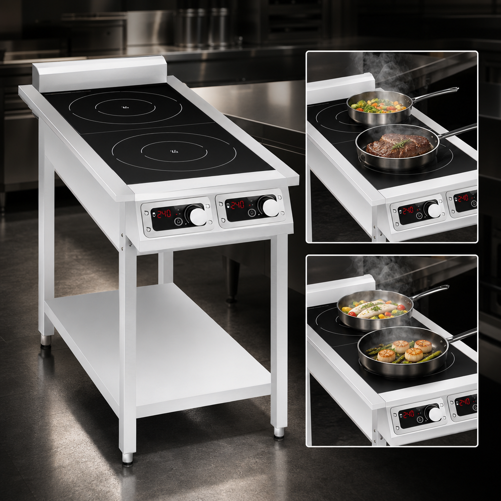 Dual 3,500W Cooking Zones