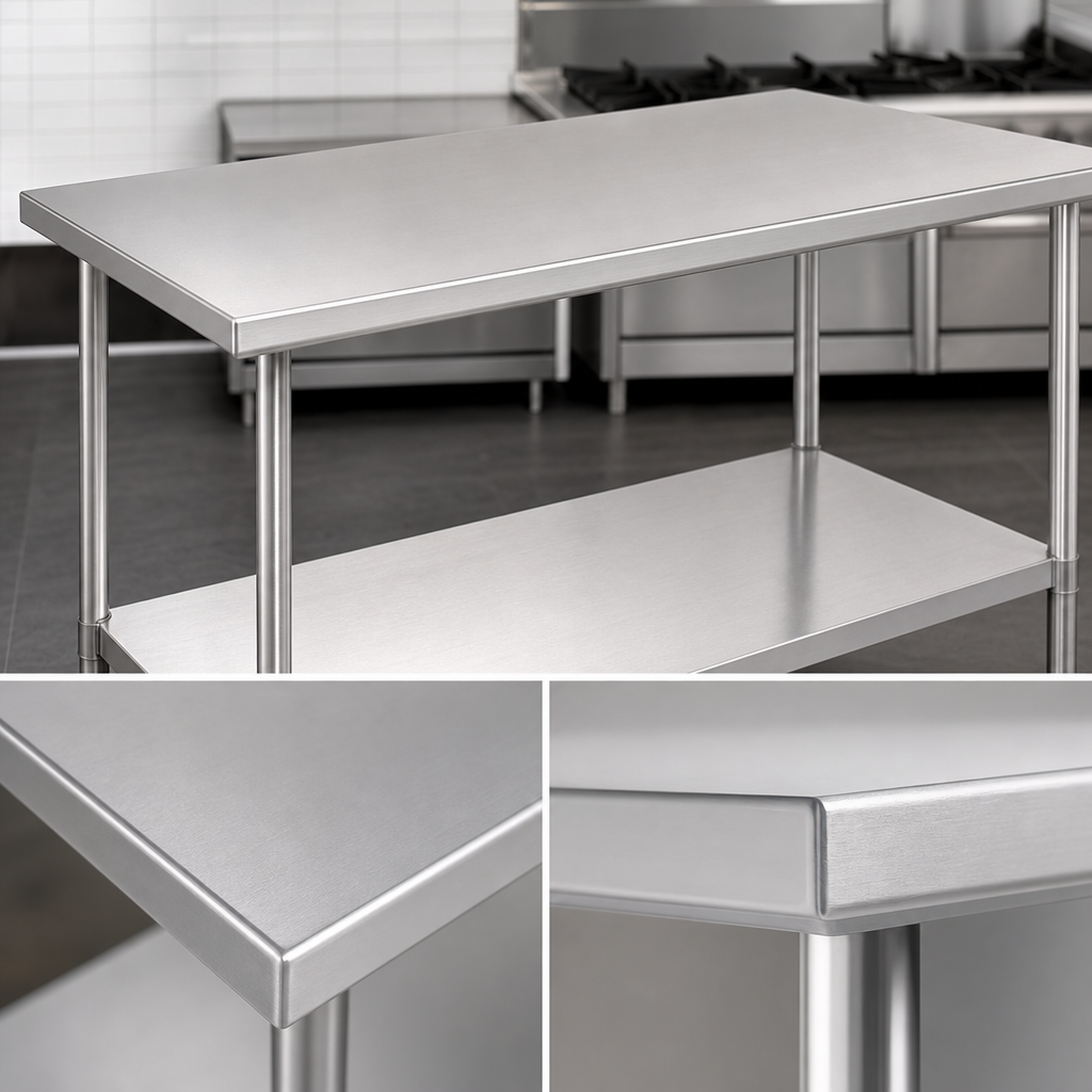 14-Gauge Stainless Steel Top