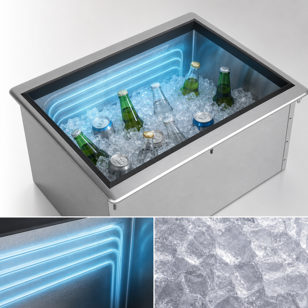 Built-In 7-Circuit Cold Plate