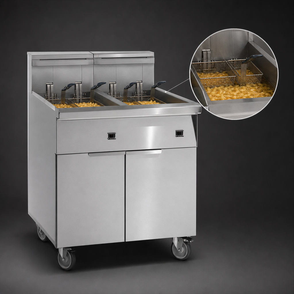 Two 75 lb. Fry Tanks