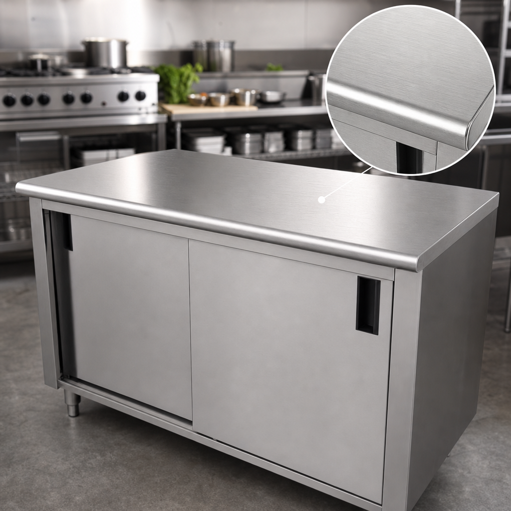 16 Gauge 304 Stainless Steel Top