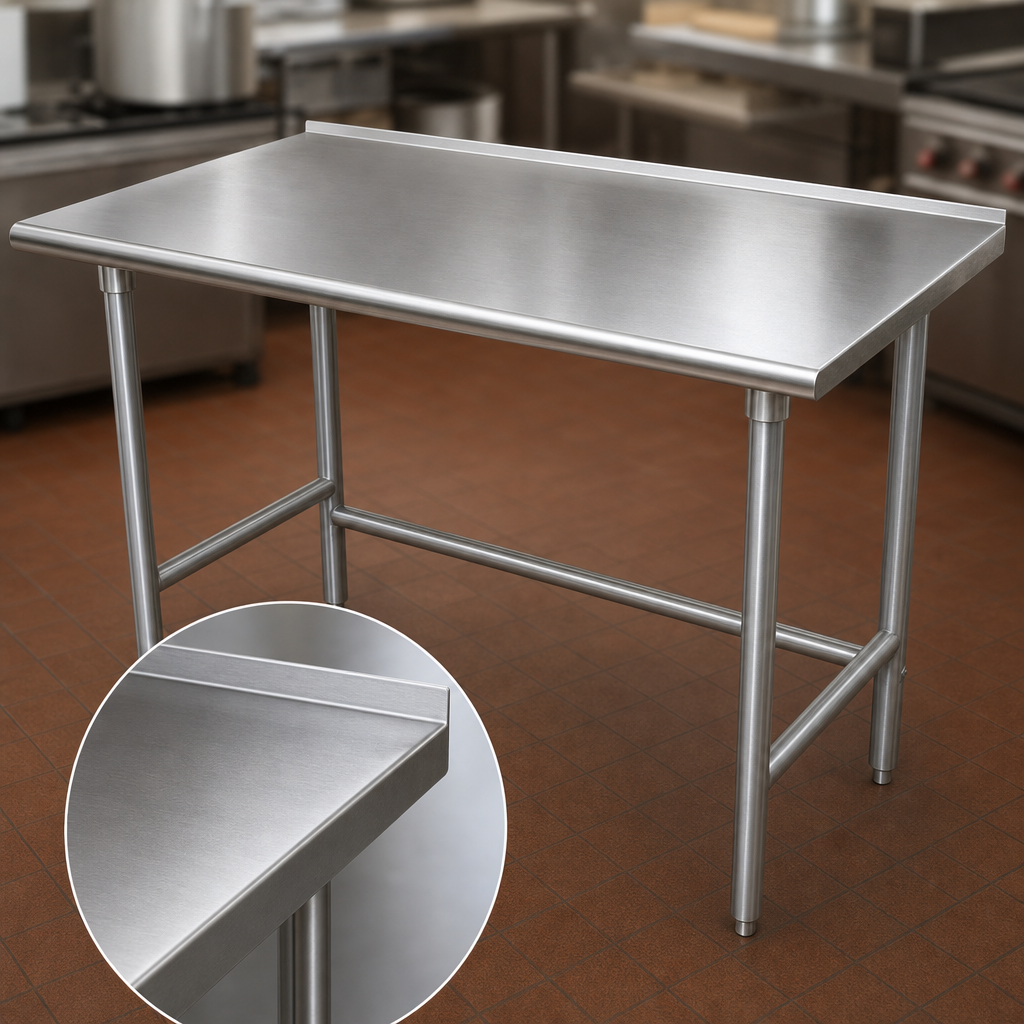 14 Gauge 304 Stainless Steel Top