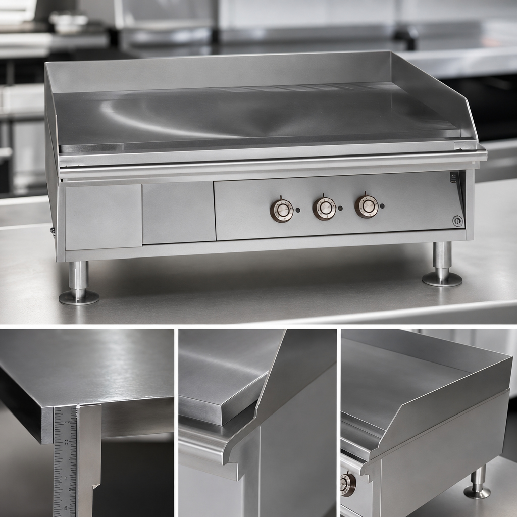 1-Inch Polished Griddle Plate