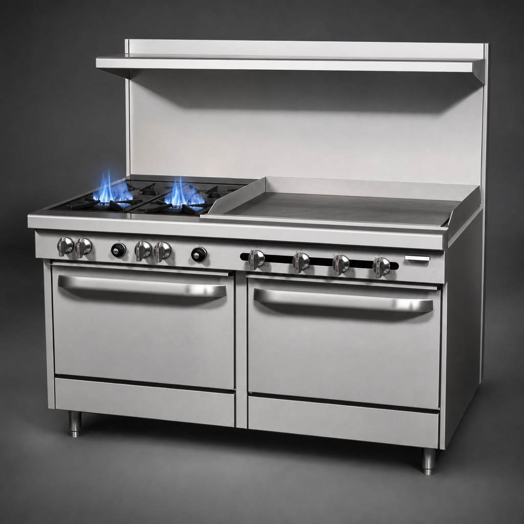 Two Open Burners