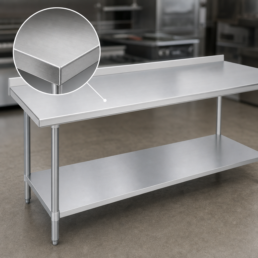 16 Gauge 300 Series Stainless Steel Top