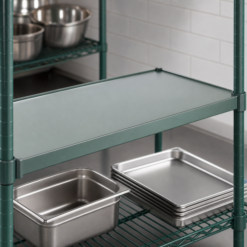 Solid Shelf Surface