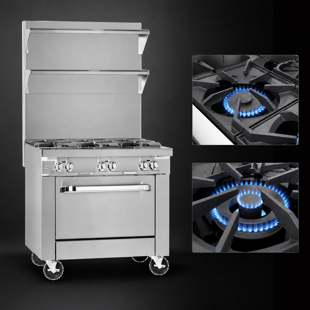 Four Burner Configuration