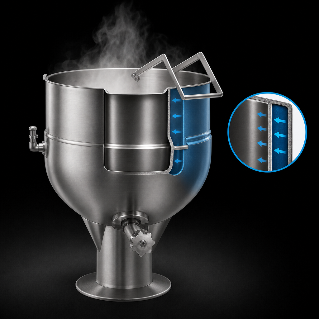 2/3 Jacketed Direct Steam Design