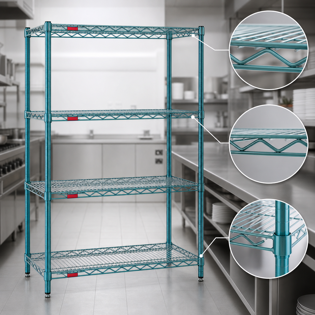 Patented QuadTruss Shelf Design