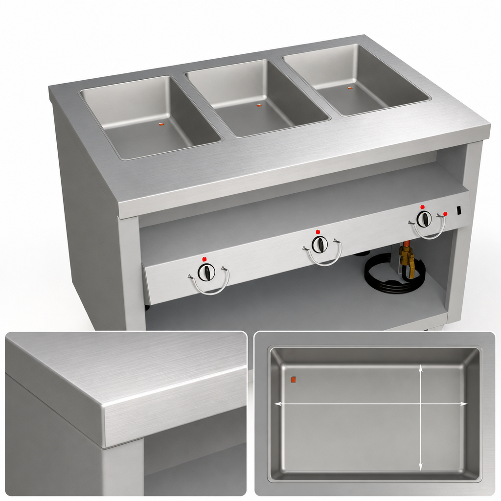 Heavy-Duty Stainless Steel Top