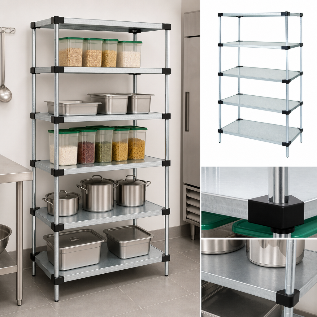 Five Solid Shelves