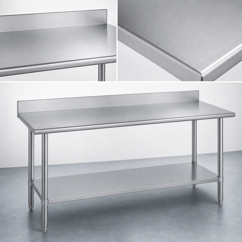16-Gauge 300-Series Stainless Steel Top