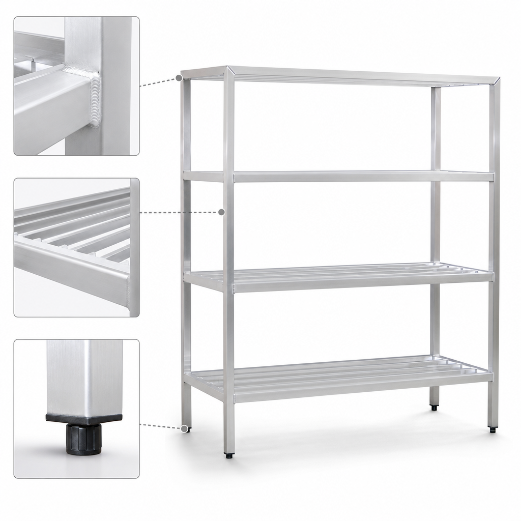 All-Welded 1-1/2-Inch Aluminum Construction