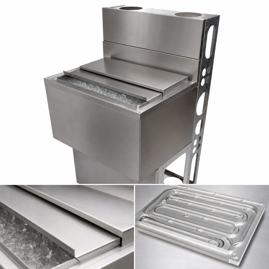 8-Circuit Aluminum Cold Plate