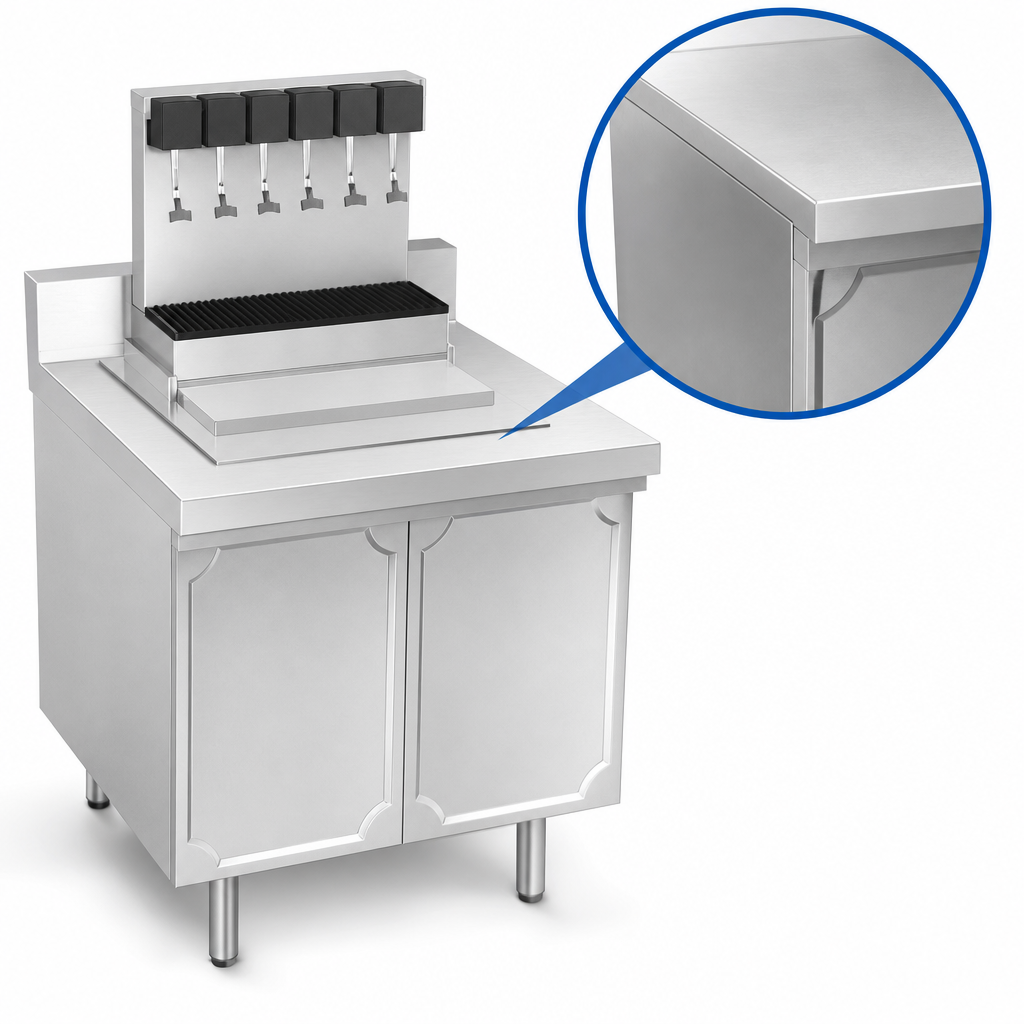 16 Gauge Stainless Steel Top