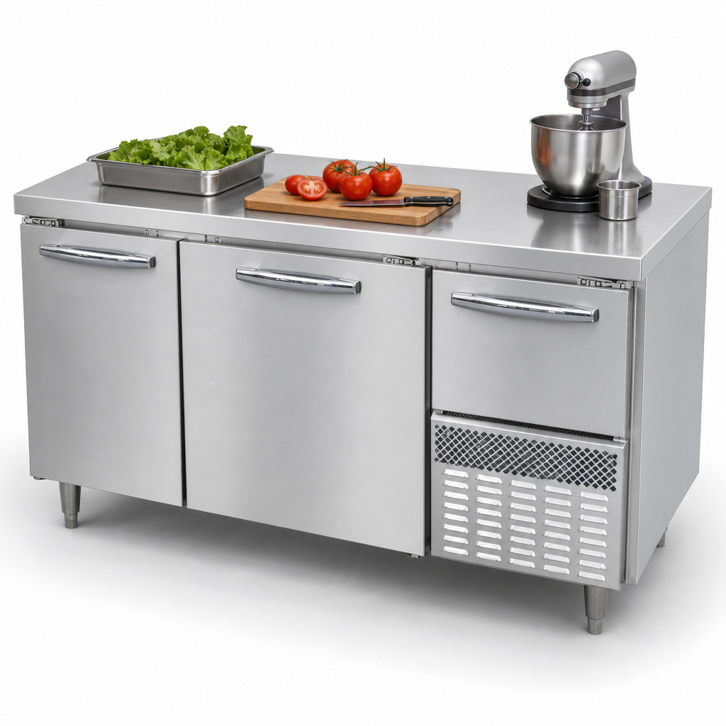 Reinforced Stainless Steel Worktop