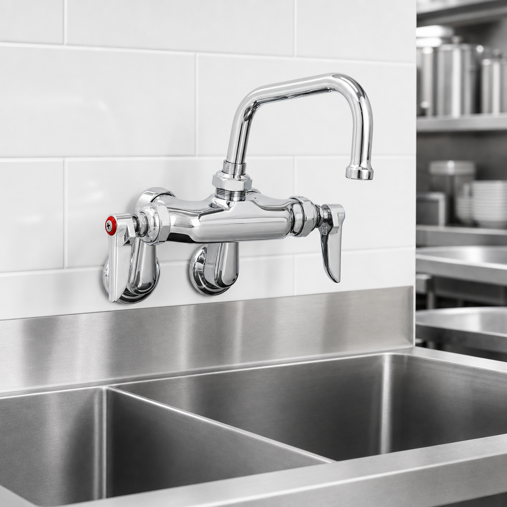 Wall-Mounted Mixing Faucet