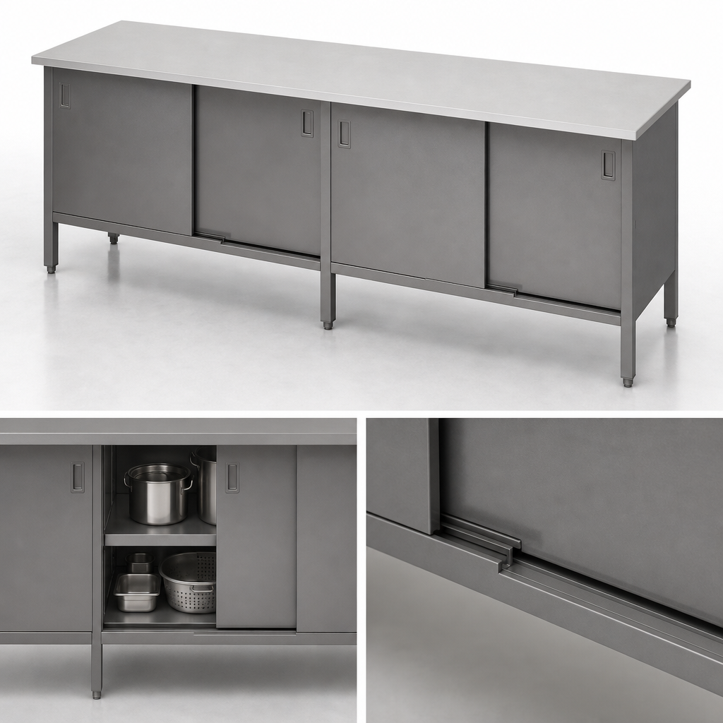 Sliding Door Cabinet Base