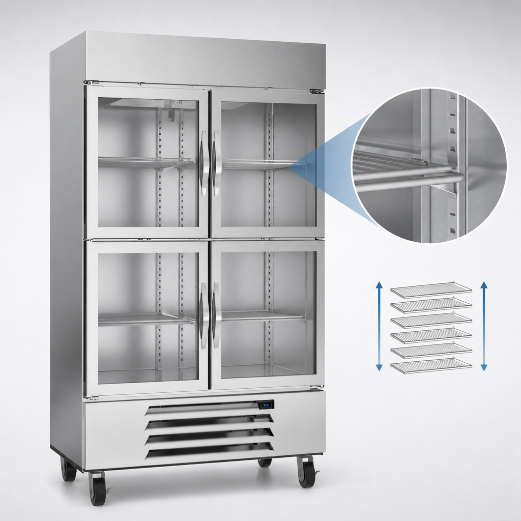 Six Adjustable Shelves