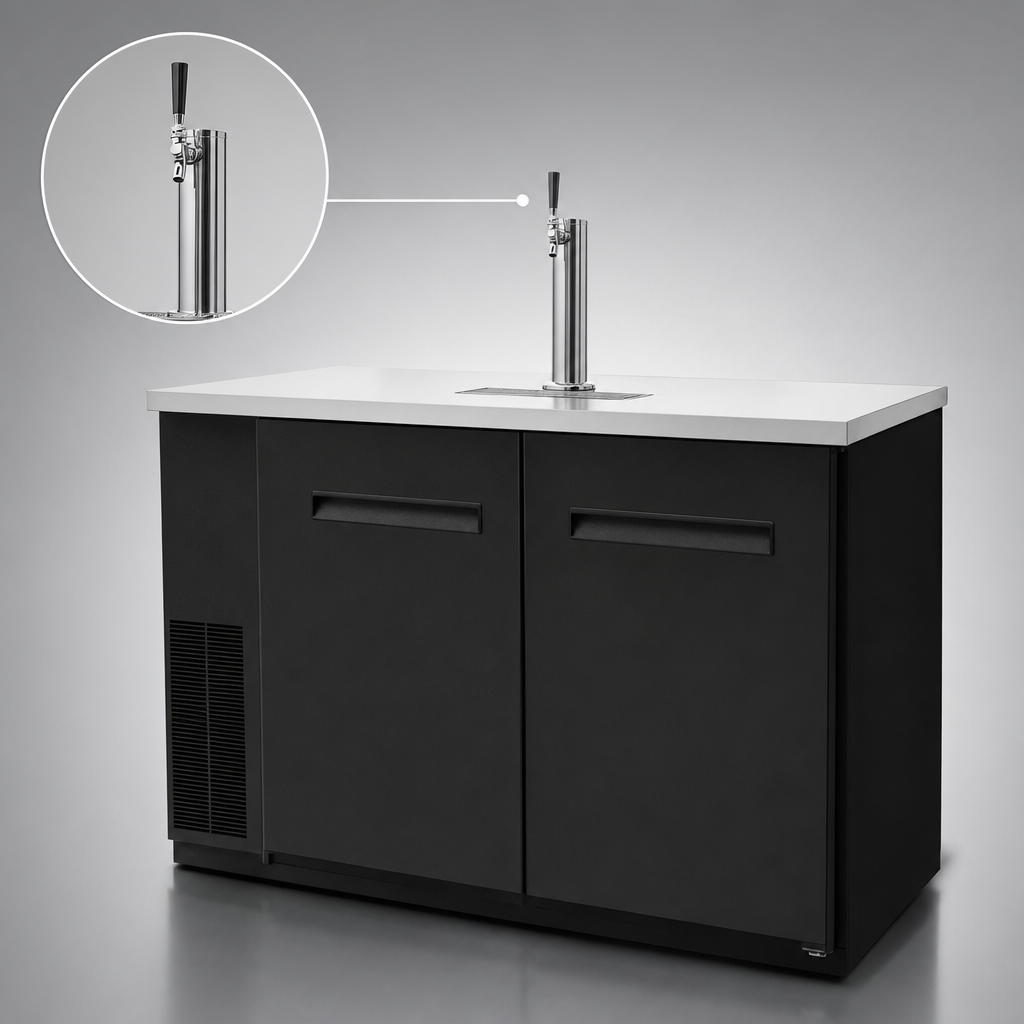 Single-Faucet Draft Tower
