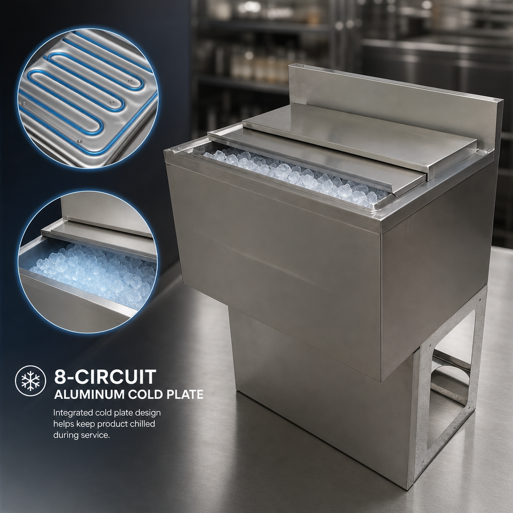 8-Circuit Aluminum Cold Plate