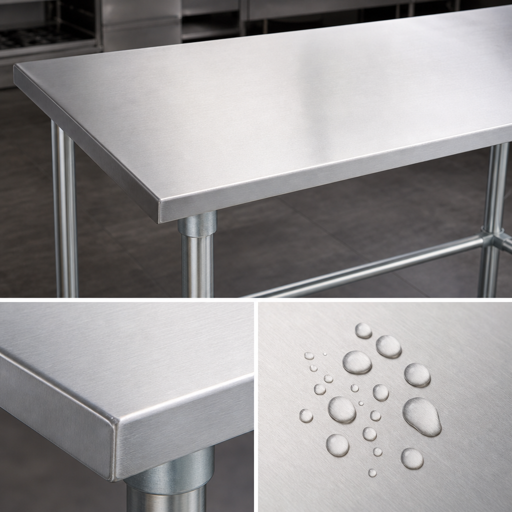 300-Series Stainless Steel Top