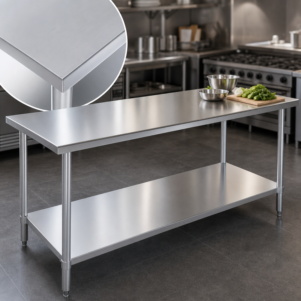 14-Gauge 300-Series Stainless Steel Top