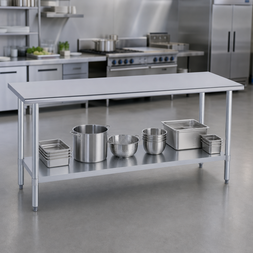 Open Base With Undershelf