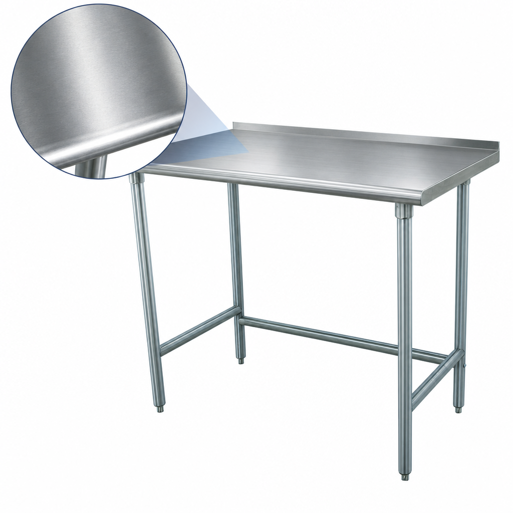 16-Gauge 430 Stainless Steel Top