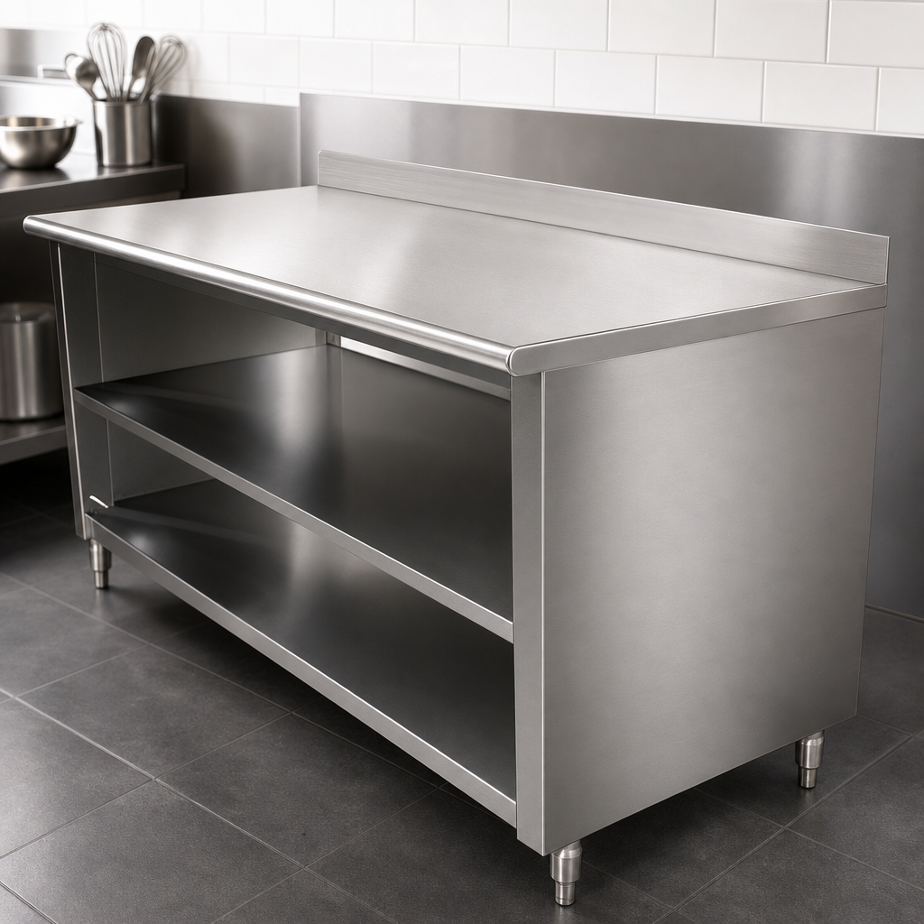 16-Gauge 304 Stainless Steel Top