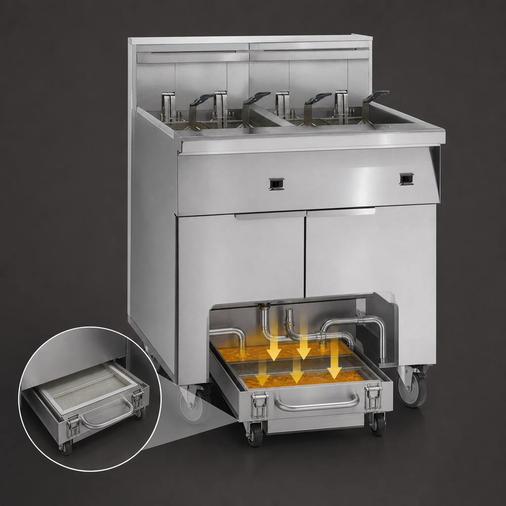 Under-Fryer Filter System