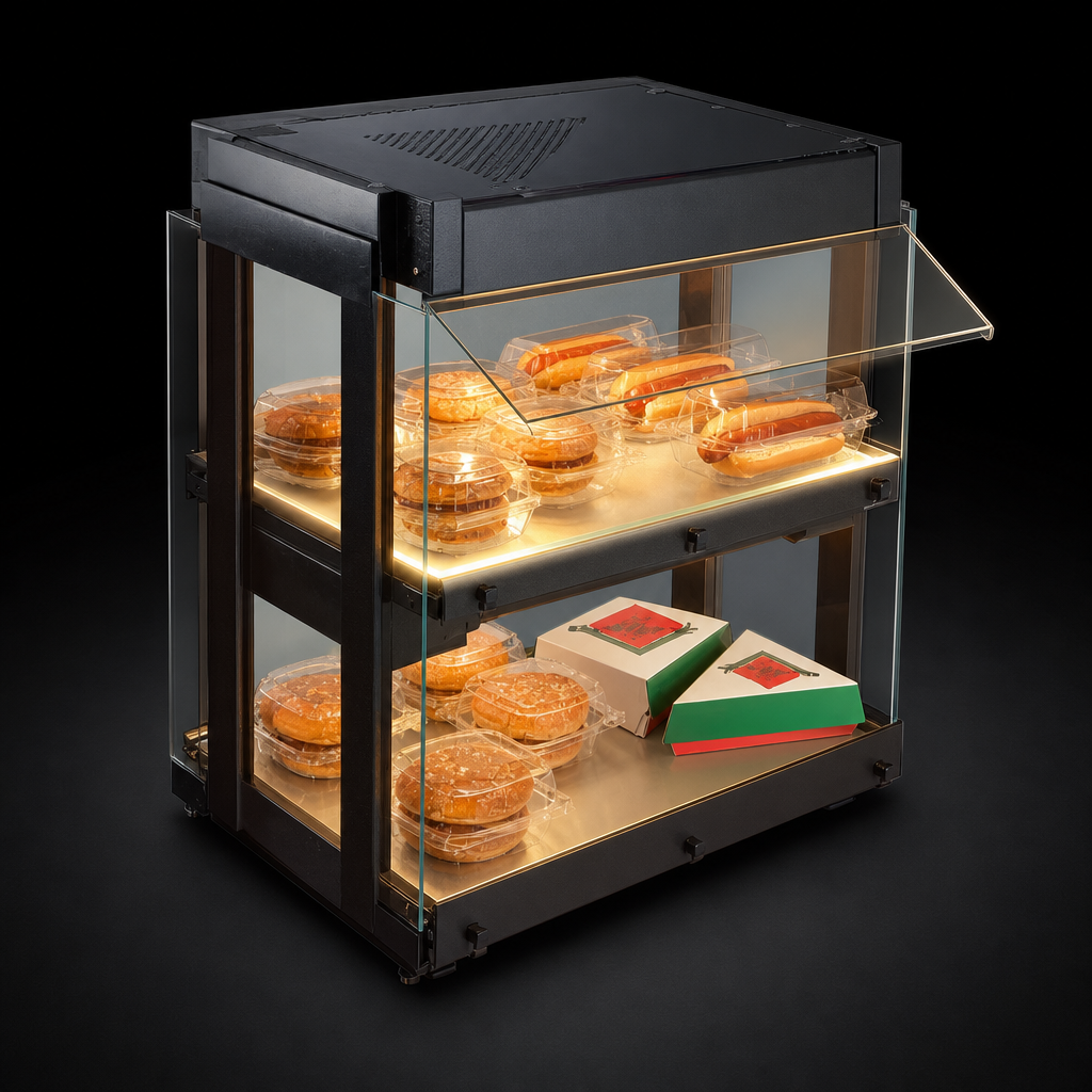 Heated Glass Shelf