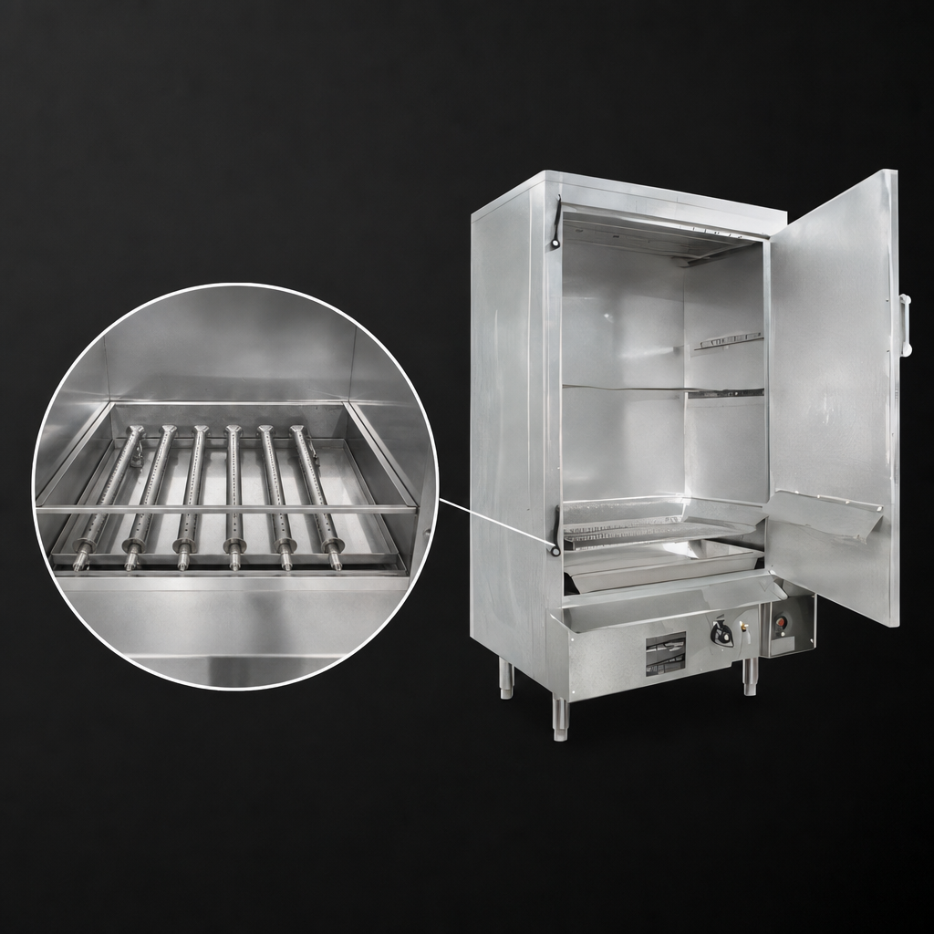Five Aluminum Tubular Burners