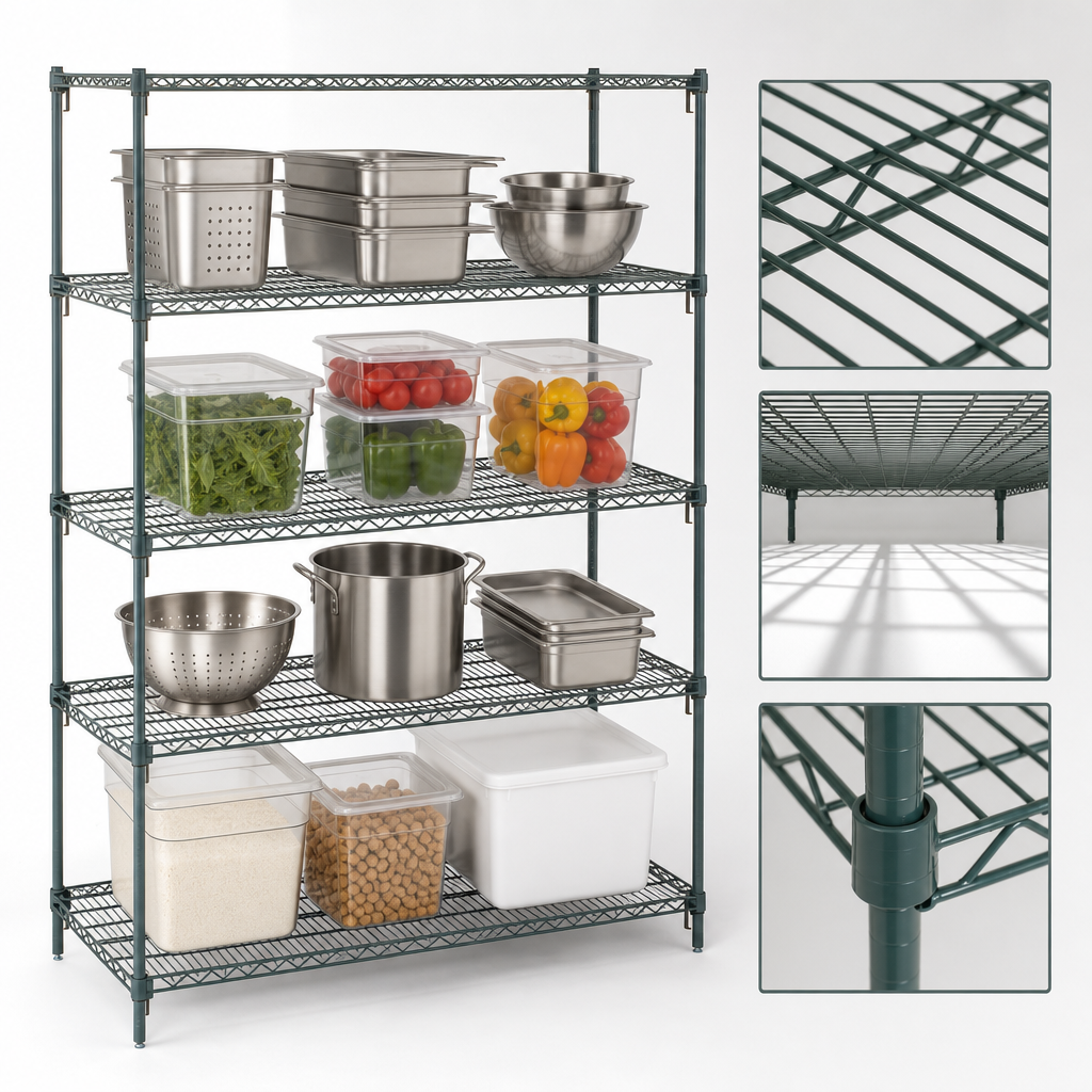 Open Wire Shelf Design
