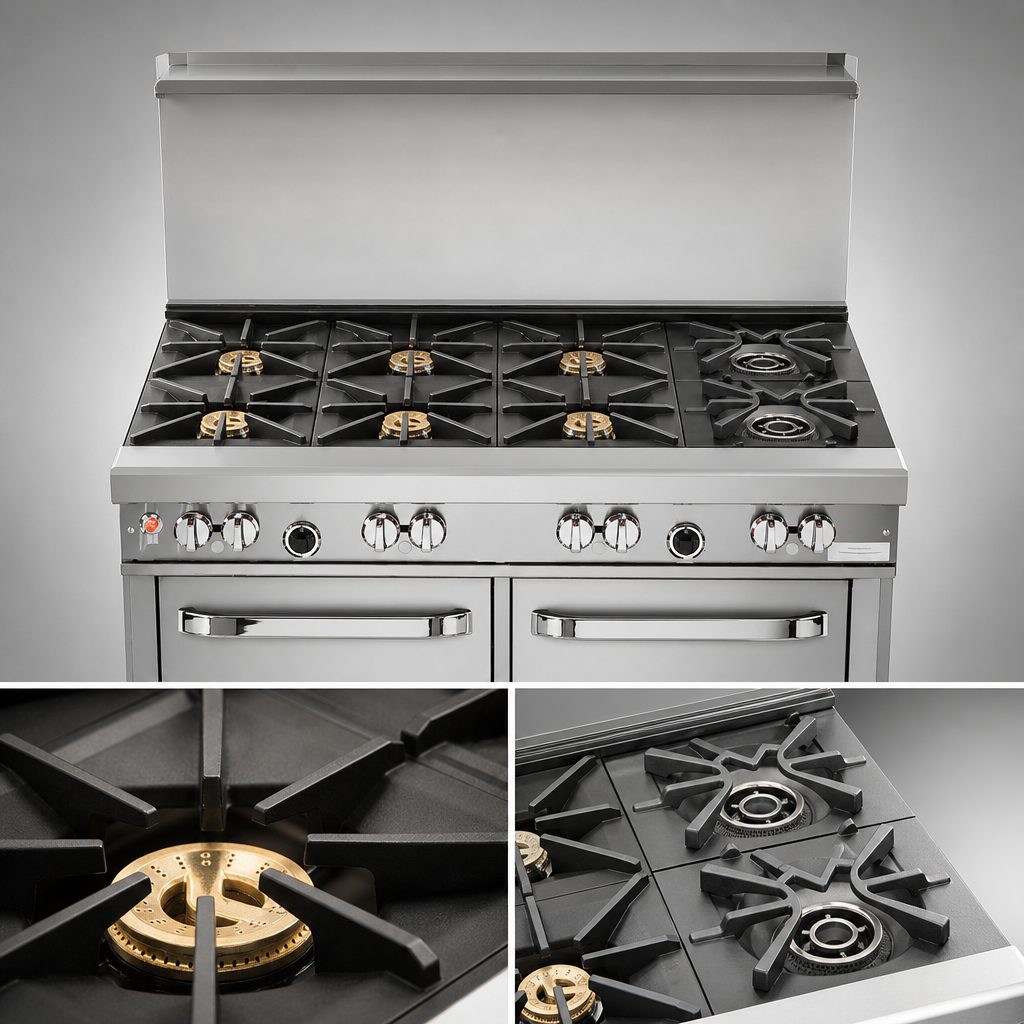 Six-Burner Top Configuration