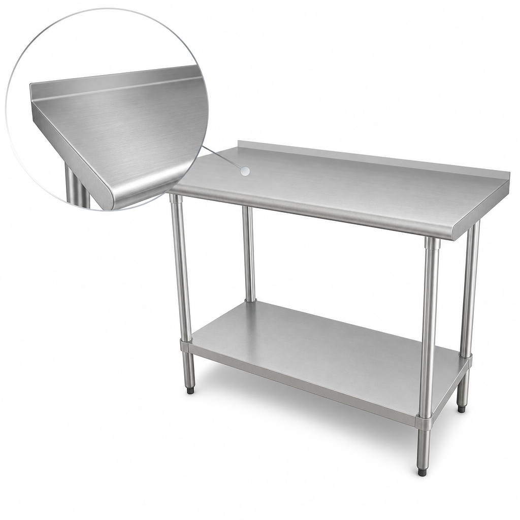 16-Gauge 304 Stainless Steel Top