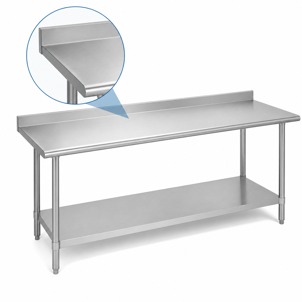16-Gauge 300-Series Stainless Steel Top
