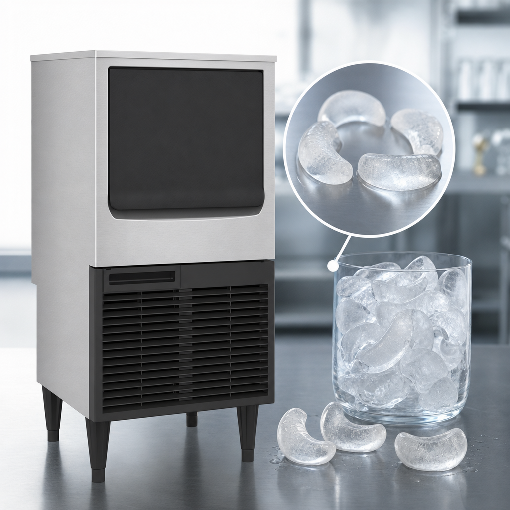 Crescent-Style Ice Production
