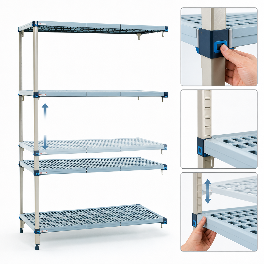 Quick-Adjust Shelf System